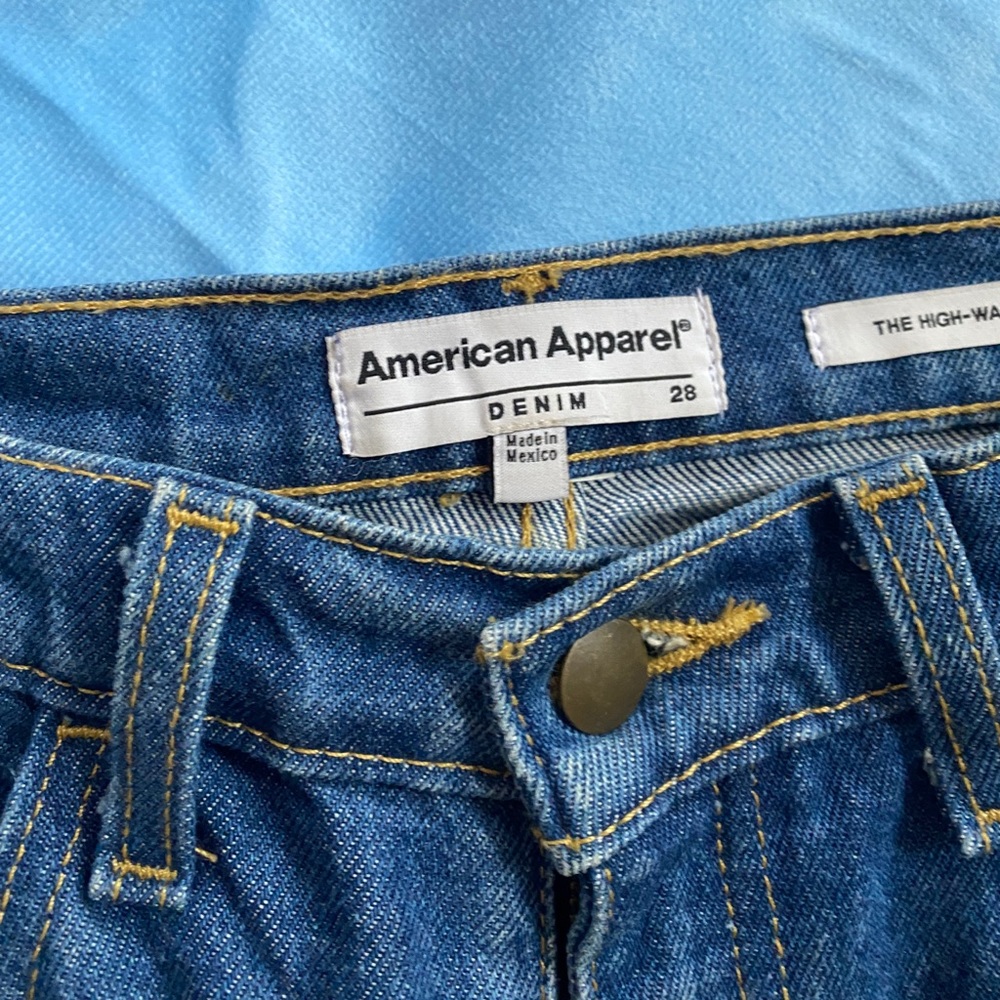 American apparel high waist jean